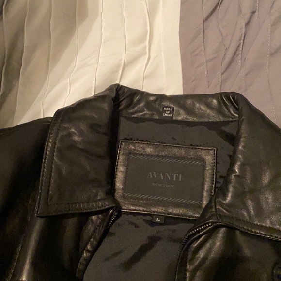 Women’s leather jacket by Avanti New York size Large - Picture 2 of 5